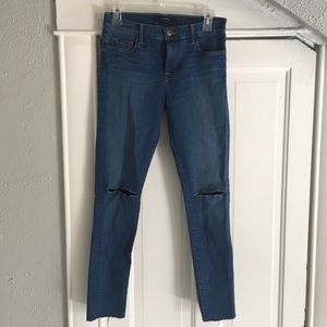 J Brand Distressed Skinny Jeans
